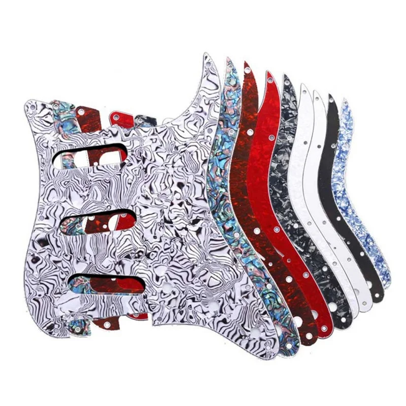 11 Hole Strat ST SSS Single Coil Pickups Guitar Pickguard Scratch Plate with Screws for American Guitar 62 Stratocaster
11 Hole Strat ST SSS Single Coil Pickups Guitar Pickguard Scratch Plate with Screws for American Guitar 62 Stratocaster