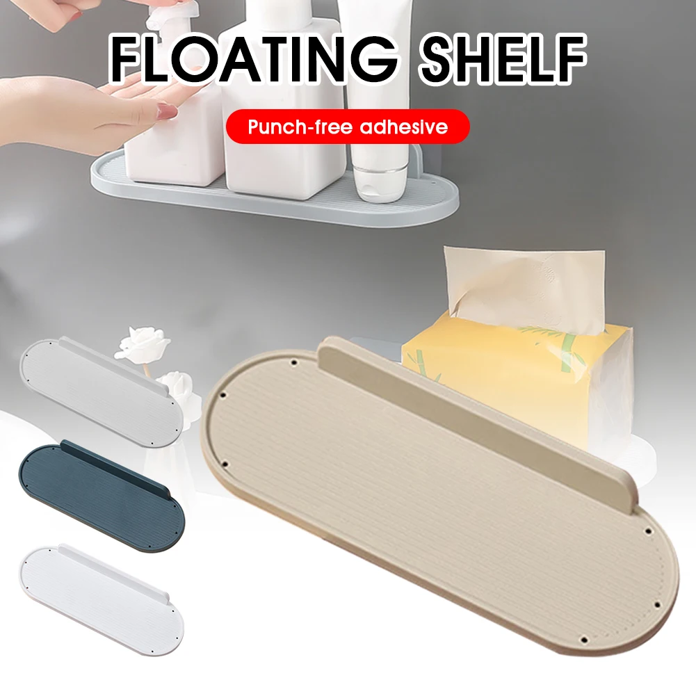 Bathroom Floating Wall-Mounted Shelf Home Storage Rack Toilet Paper Towel Rack Bathroom Shower Gel Shampoo Storage Shelf
Bathroom Floating Wall-Mounted Shelf Home Storage Rack Toilet Paper Towel Rack Bathroom Shower Gel Shampoo Storage Shelf