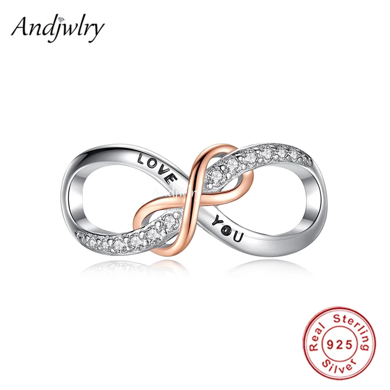 Fit Bracelet Charms Silver 925 Original Rose Gold Love You Infinity Zircon Bead Bracelet&Bangle Jewelry Berloque
Fit Bracelet Charms Silver 925 Original Rose Gold Love You Infinity Zircon Bead Bracelet&Bangle Jewelry Berloque