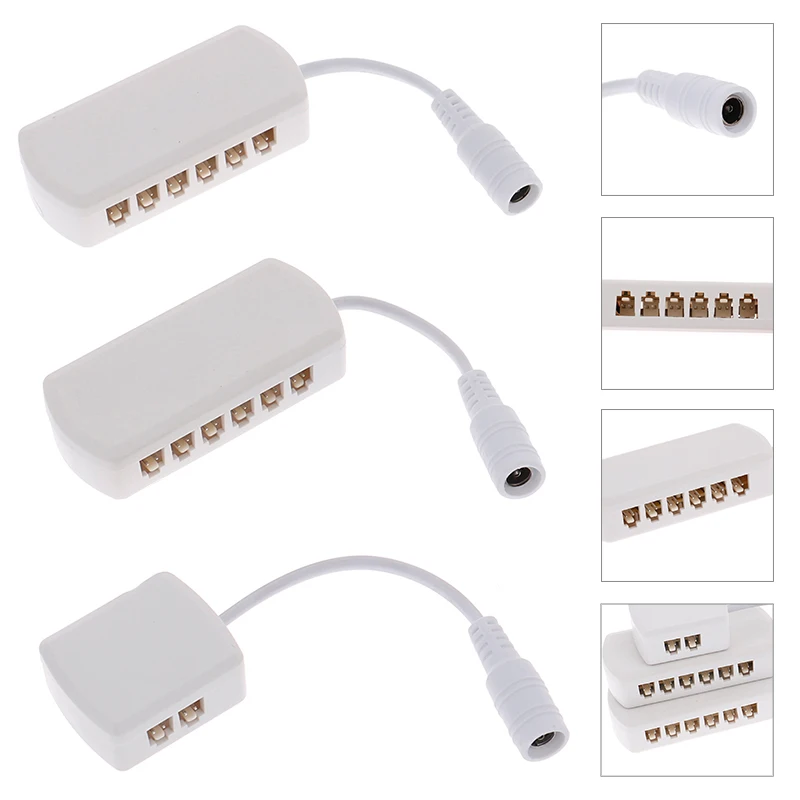 12/6/4Ports 2510 Hub Splitter Junction Box Distributer Connectors Male Plug LED Cabinet Light Adapter 2.54 Spacing Indoor DC12V
12/6/4Ports 2510 Hub Splitter Junction Box Distributer Connectors Male Plug LED Cabinet Light Adapter 2.54 Spacing Indoor DC12V