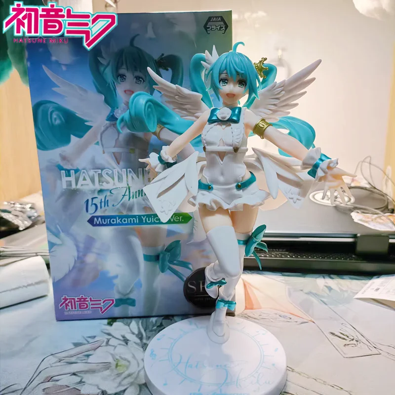 Фигурки героев аниме Sega Spm Vocaloid Hatsune Miku, фигурки 15-го юбилея, ПВХ фигурки-модели, игрушки для мальчиков, рождественские подарки, 22 см
Фигурки героев аниме Sega Spm Vocaloid Hatsune Miku, фигурки 15-го юбилея, ПВХ фигурки-модели, игрушки для мальчиков, рождественские подарки, 22 см
