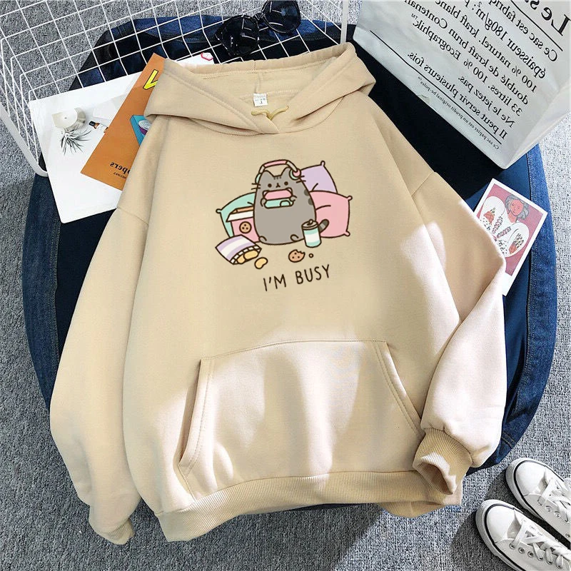 Funny Cat Hoodie Women 2022 Fashion Kawaii Korean Version Harajuku Sweater Women 90s Cartoon Clothes Women Hooded Casual Girls
Funny Cat Hoodie Women 2022 Fashion Kawaii Korean Version Harajuku Sweater Women 90s Cartoon Clothes Women Hooded Casual Girls