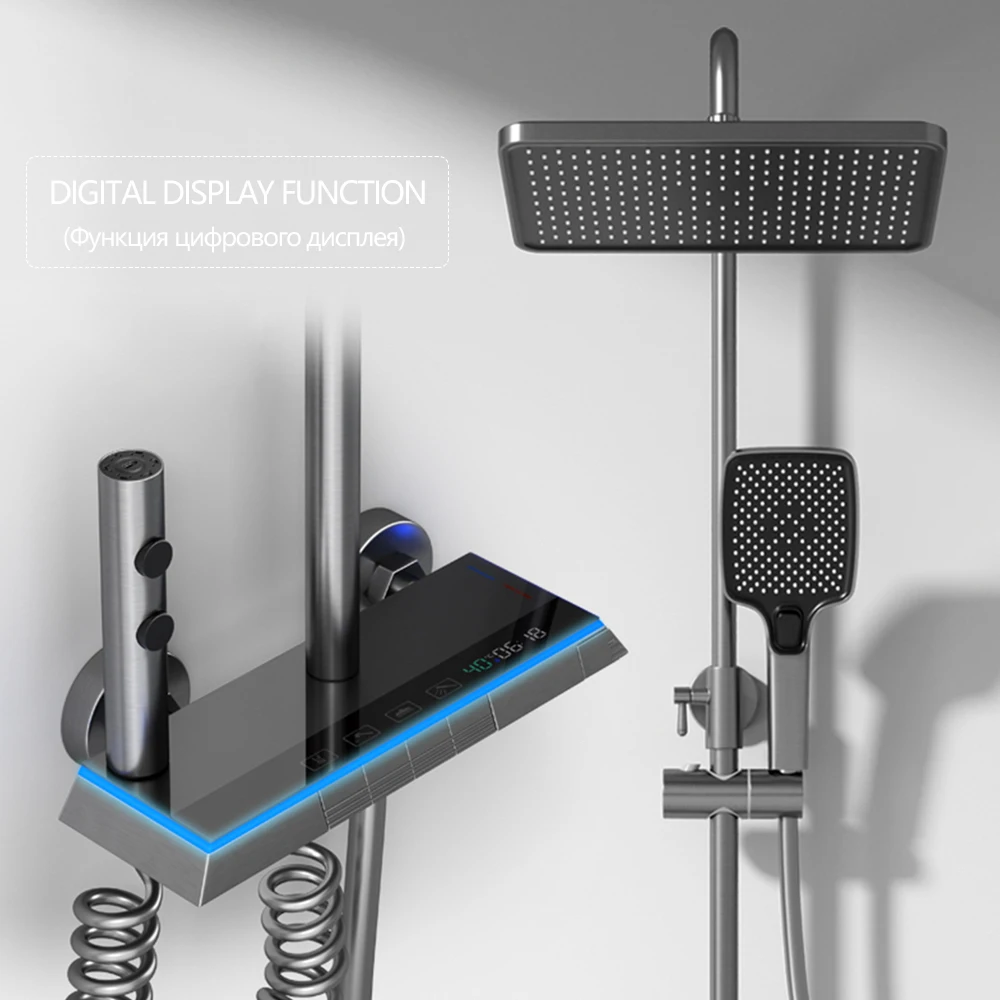 Смеситель для душа OXG с тропическим душем и водопадом
Смеситель для душа OXG с тропическим душем и водопадом