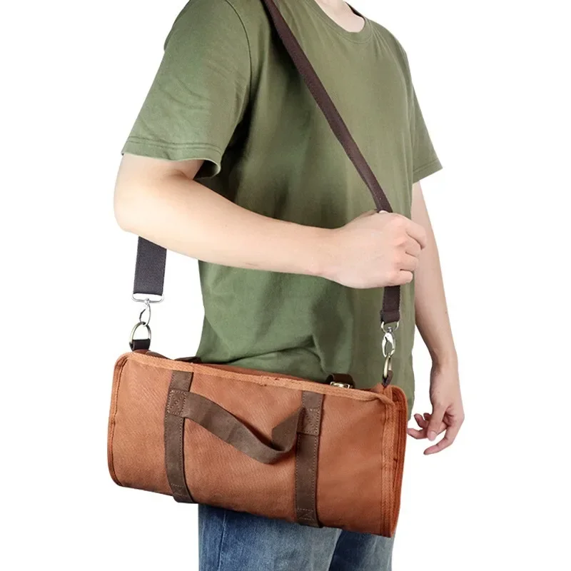 Portable Outdoor Picnic Camping Bag Whiskey Red Wine Cocktail Professional Bartender Kit Metal Clasp Adjustable Shoulder Strap
Portable Outdoor Picnic Camping Bag Whiskey Red Wine Cocktail Professional Bartender Kit Metal Clasp Adjustable Shoulder Strap