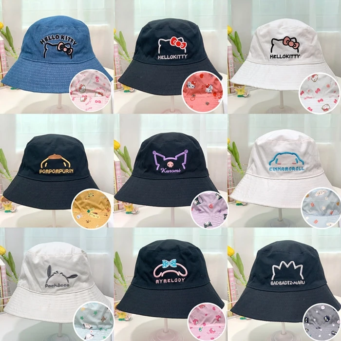 Sanrio Милая мультяшная шляпа рыбака шляпа от солнца для взрослых Kuromi Mymelody Cinnamoroll Водонепроницаемая Солнцезащитная шляпа с защитой от ветра Повседневная двойная одежда
Sanrio Милая мультяшная шляпа рыбака шляпа от солнца для взрослых Kuromi Mymelody Cinnamoroll Водонепроницаемая Солнцезащитная шляпа с защитой от ветра Повседневная двойная одежда