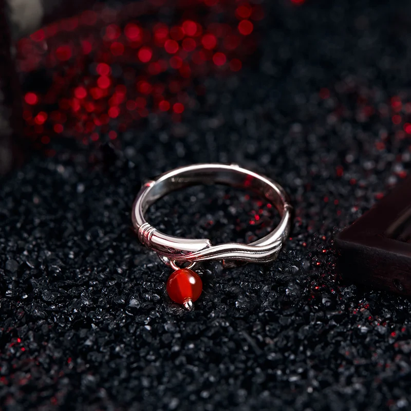 925 Sliver Finger Ring Anime The Untamed Mo Dao Zu Shi MDZS Wei Wuxian Flute Women Men Couples Rings Cosplay Adjustable Gift
925 Sliver Finger Ring Anime The Untamed Mo Dao Zu Shi MDZS Wei Wuxian Flute Women Men Couples Rings Cosplay Adjustable Gift