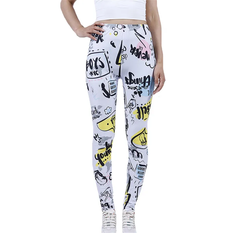 VISNXGI Womens Fitness Leggings Graffit Letters Printed Sport Pants Yoga Tights Trousers Stretch Running Gym Clothing
VISNXGI Womens Fitness Leggings Graffit Letters Printed Sport Pants Yoga Tights Trousers Stretch Running Gym Clothing