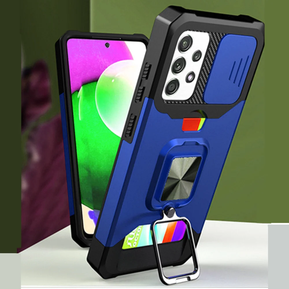Ring Holder TPU Card Slot Armor Case for Samsung Galaxy A52 A52S A33 A53 A22 A32 4G A 52S 5G A72 A12 S22 Ultra Plus S21 S20 FE
Ring Holder TPU Card Slot Armor Case for Samsung Galaxy A52 A52S A33 A53 A22 A32 4G A 52S 5G A72 A12 S22 Ultra Plus S21 S20 FE