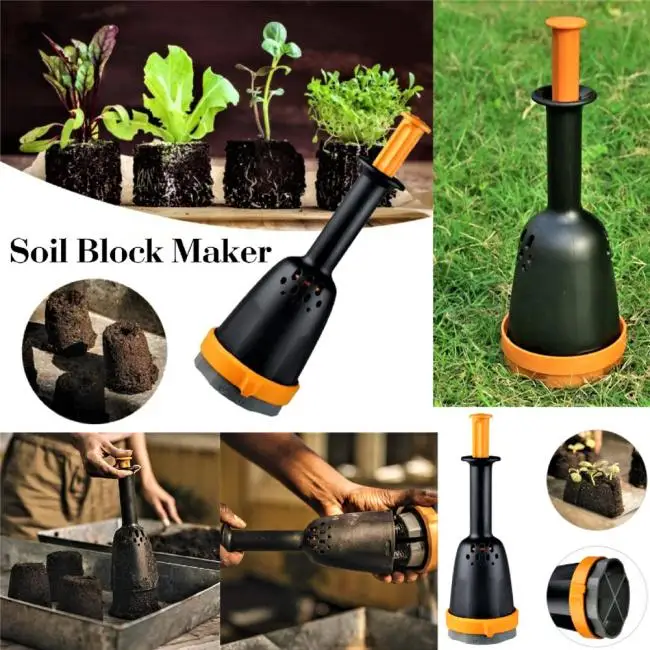 Manual 2 in1 Soil Block Maker plant Soil Blocker Nursery Pot plant Starter Maker Seedlings Garden Greenhouses Tools Dropshipping
Manual 2 in1 Soil Block Maker plant Soil Blocker Nursery Pot plant Starter Maker Seedlings Garden Greenhouses Tools Dropshipping