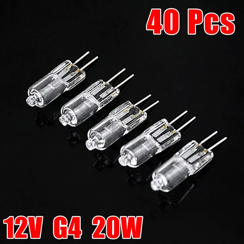 TSLEEN 40PCS Halogen G4 Lamp Light Bulbs 12V 20W JC Type Clear Halogen Inserted Beads Crystal Lamp Warm white Color Brightness
TSLEEN 40PCS Halogen G4 Lamp Light Bulbs 12V 20W JC Type Clear Halogen Inserted Beads Crystal Lamp Warm white Color Brightness