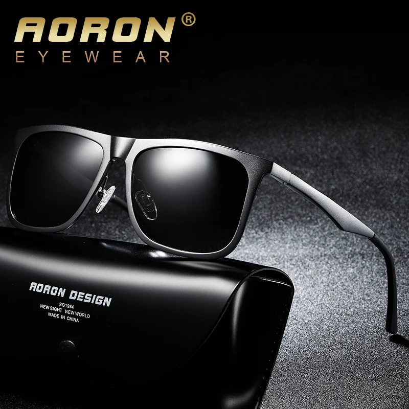 AORON Aluminum Magnesium Frame Polarized Sunglasses Outdoor Fashion UV400 Anti Glare Fishing Driving Cycling Sport Glasses
AORON Aluminum Magnesium Frame Polarized Sunglasses Outdoor Fashion UV400 Anti Glare Fishing Driving Cycling Sport Glasses