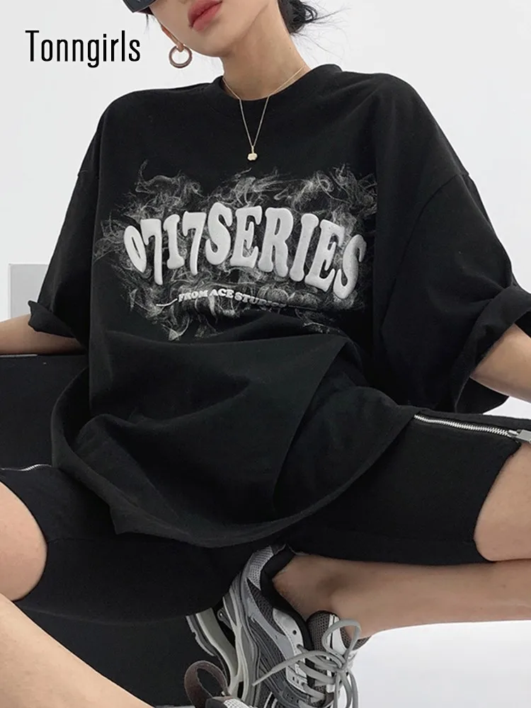 Tonngirls Y2k Grunge T Shirt Women Harajuku Print Letter Tee Shirt Femme Loose Punk Hip Pop Camiseta Top Mujer Summer 2022 New
Tonngirls Y2k Grunge T Shirt Women Harajuku Print Letter Tee Shirt Femme Loose Punk Hip Pop Camiseta Top Mujer Summer 2022 New