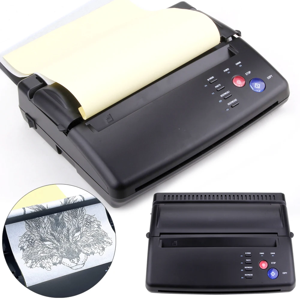 Tattoo Transfer Machine Stencils Device Copier Tattoo Printer Drawing Thermal Tattoo Photos Transfer Paper Copy Printing Supplie
Tattoo Transfer Machine Stencils Device Copier Tattoo Printer Drawing Thermal Tattoo Photos Transfer Paper Copy Printing Supplie