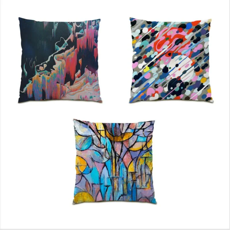 Art Cushion Cover 45x45 Graffiti Decoration Home Bed Throw Pillow Covers Line Living Room Decoration Polyester Linen Sofa E0409
Art Cushion Cover 45x45 Graffiti Decoration Home Bed Throw Pillow Covers Line Living Room Decoration Polyester Linen Sofa E0409