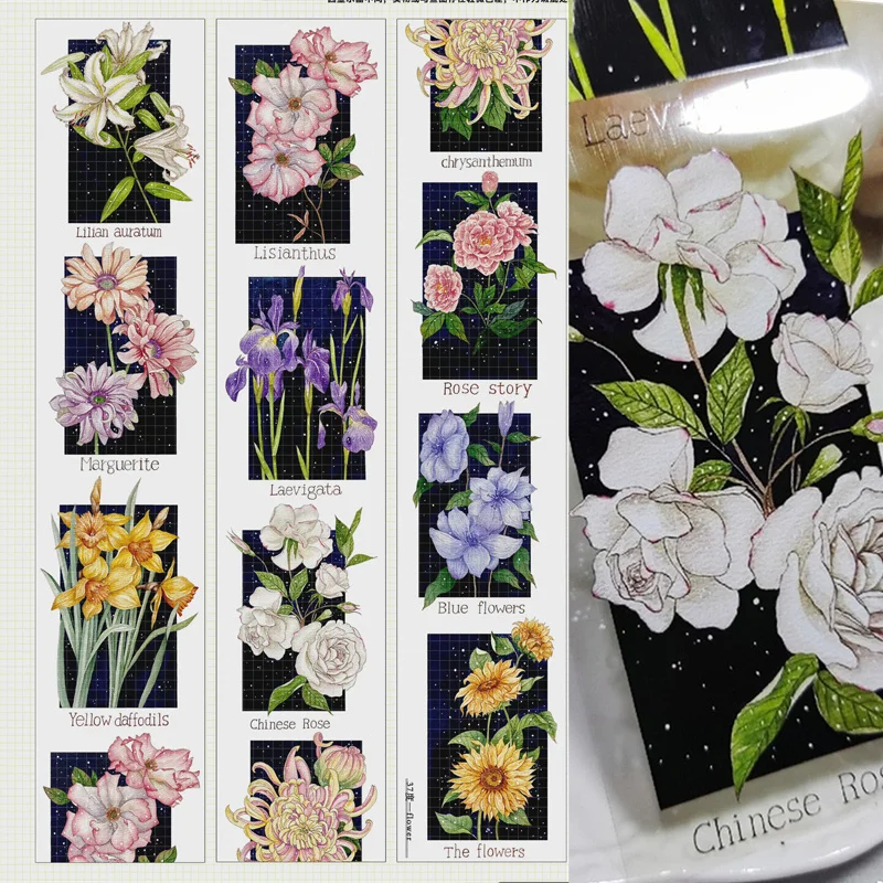 1 Loop Flower 37 Degree Cultural Creative Journal Washi Paper Tape Decoration Collage
1 Loop Flower 37 Degree Cultural Creative Journal Washi Paper Tape Decoration Collage