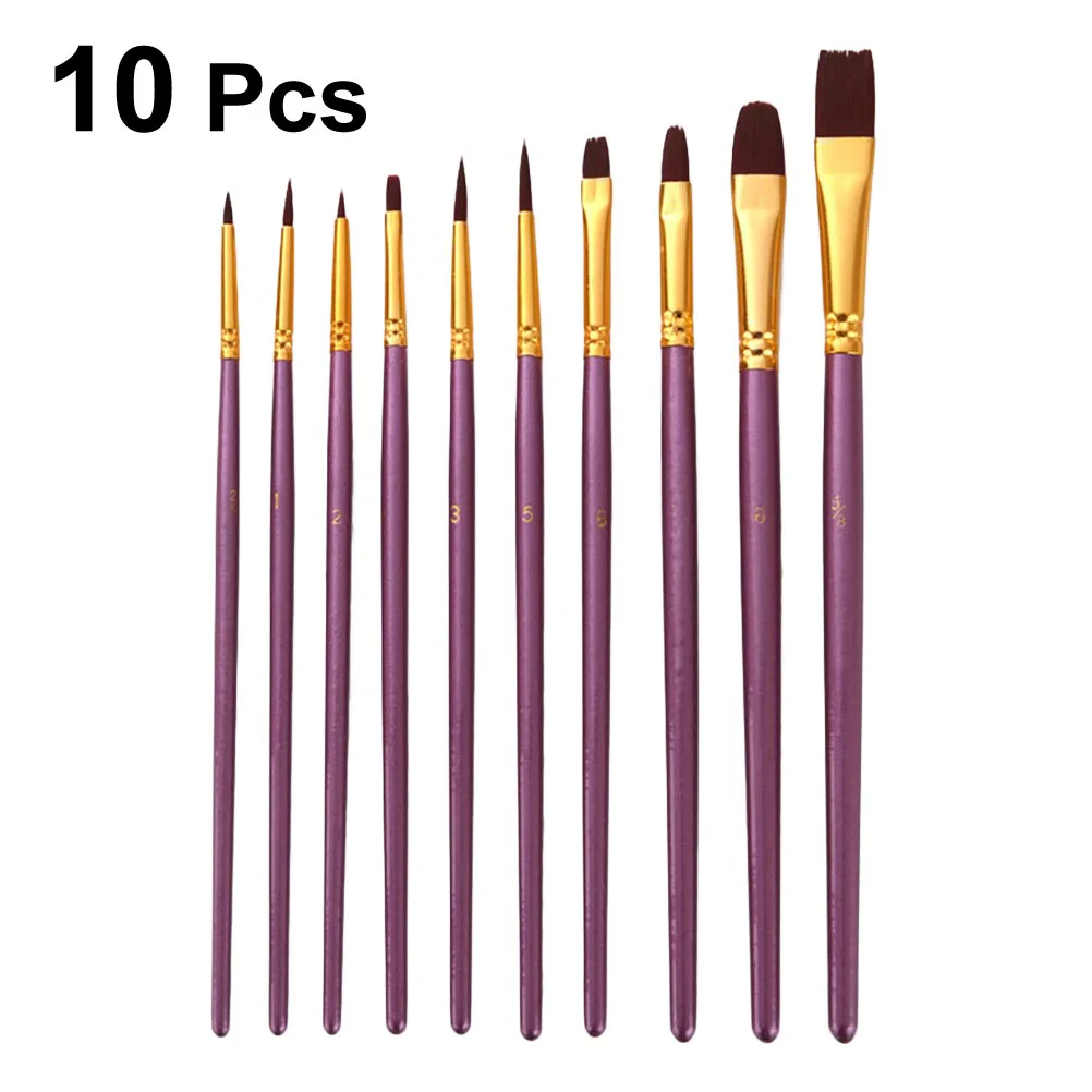 10PCS Durable Lightweight Practical Drawing Tools Oil Paint Brushes Painting Pen Kit for Professional Students
10PCS Durable Lightweight Practical Drawing Tools Oil Paint Brushes Painting Pen Kit for Professional Students