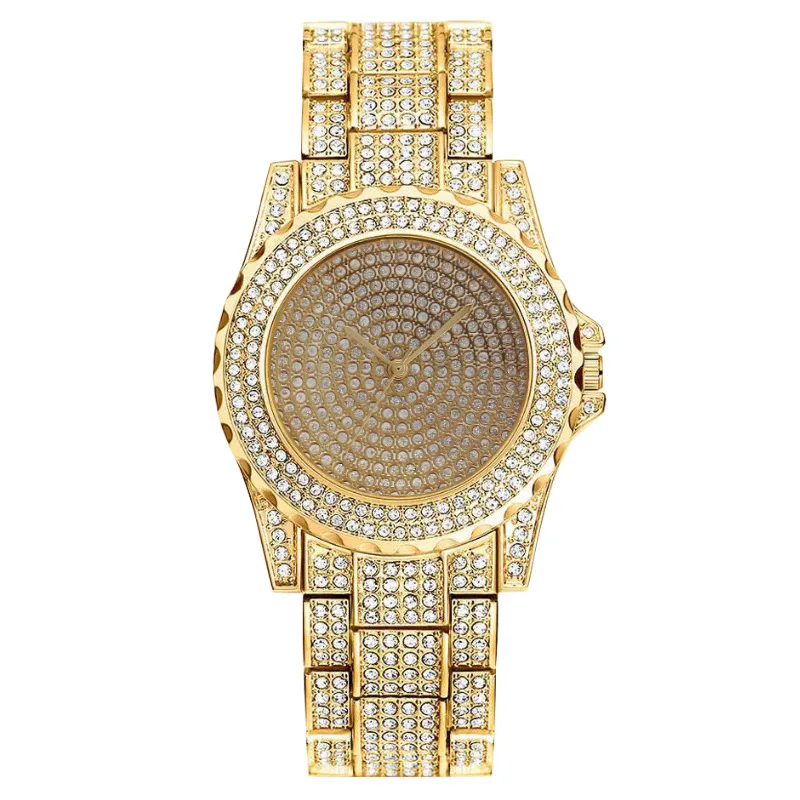 Luxury Watch For Men Fashion Gold Stainless Steel Full Diamond Gypsophila Quartz Wristwatches Montre Homme Zegarek Damski Reloj
Luxury Watch For Men Fashion Gold Stainless Steel Full Diamond Gypsophila Quartz Wristwatches Montre Homme Zegarek Damski Reloj
