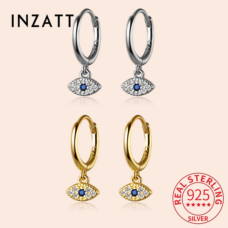 INZATT Real 925 Sterling Silver Zircon Eye Huggies 18k Gold Hoop Earrings For Fashion Women Trendy Fine Jewelry Accessories
INZATT Real 925 Sterling Silver Zircon Eye Huggies 18k Gold Hoop Earrings For Fashion Women Trendy Fine Jewelry Accessories
