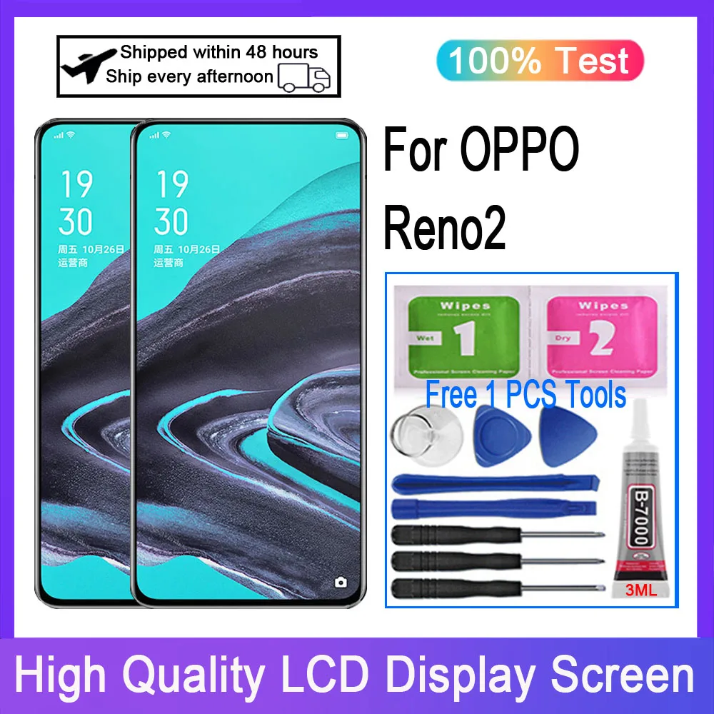 Original AMOLED For OPPO Reno2 Reno 2 LCD Display Touch Screen Digitizer For OPPO Reno4F Reno4Lite Replacement
Original AMOLED For OPPO Reno2 Reno 2 LCD Display Touch Screen Digitizer For OPPO Reno4F Reno4Lite Replacement