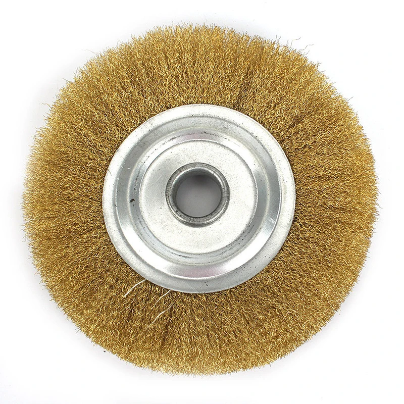 5 Inch Pure Copper Wire Wheel Brass Brush Metal Rust Removal Polishing Wheel Deburring Cutting Disc Drill Rotary Abrasive Tools
5 Inch Pure Copper Wire Wheel Brass Brush Metal Rust Removal Polishing Wheel Deburring Cutting Disc Drill Rotary Abrasive Tools
