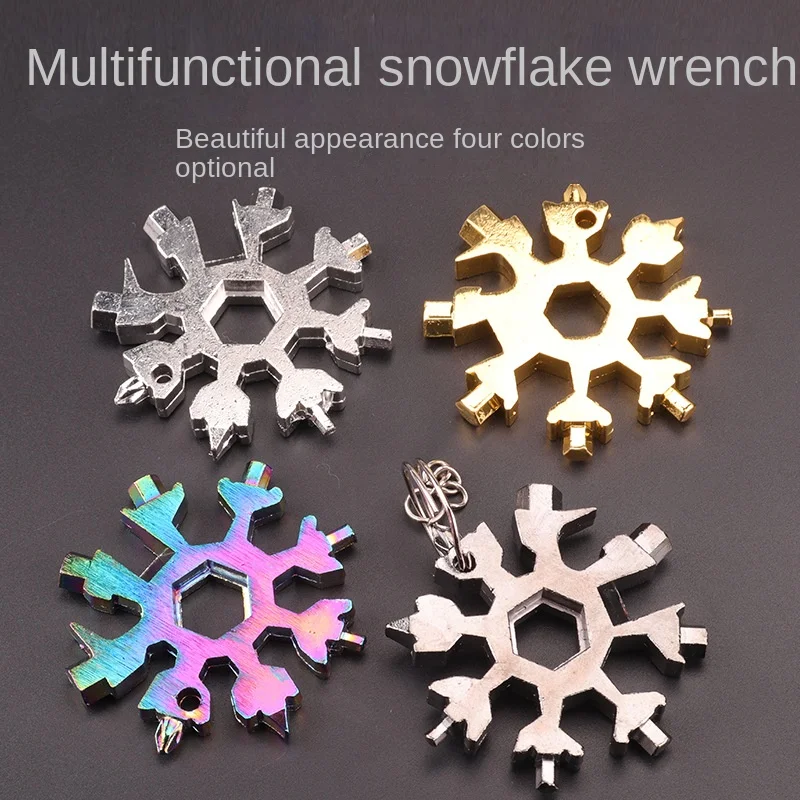 Multifunctional Snowflake Wrench Mini Multi-Purpose Hexagonal High Carbon Steel Wrench Universal Portable Snowboard Hand Tool
Multifunctional Snowflake Wrench Mini Multi-Purpose Hexagonal High Carbon Steel Wrench Universal Portable Snowboard Hand Tool