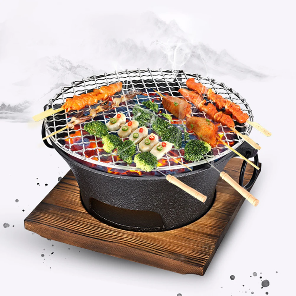 1PCS Cast Iron Charcoal Stove Korean Cooktop Japanese Barbecue Grill Grill Oven 25.5cm*25.5cm*11.5cm Uniform Heat Conduction
1PCS Cast Iron Charcoal Stove Korean Cooktop Japanese Barbecue Grill Grill Oven 25.5cm*25.5cm*11.5cm Uniform Heat Conduction