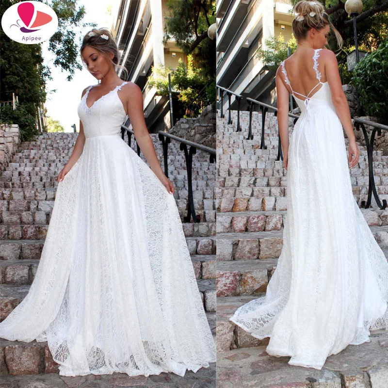 Womens Long Lace Dress Formal Party Prom Wedding Bridesmaid Ball Gown Dress White 
Womens Long Lace Dress Formal Party Prom Wedding Bridesmaid Ball Gown Dress White