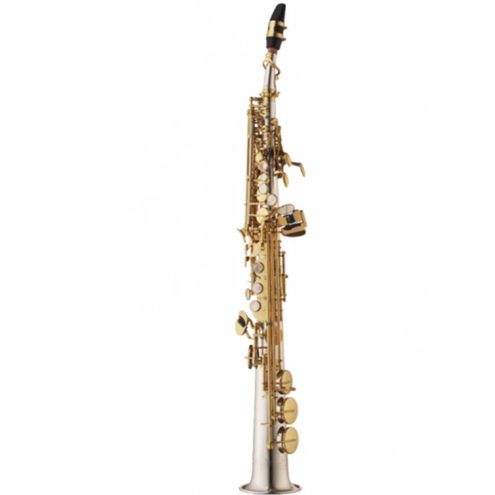 High quality O37 brass nickel plated soprano saxophone 9937 B-flat tweeter straight wind instrument with case
High quality O37 brass nickel plated soprano saxophone 9937 B-flat tweeter straight wind instrument with case