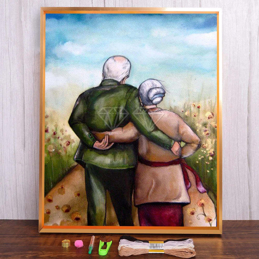 Cartoon Old Couple Friendship Love Printed 11CT Cross Stitch DIY Embroidery Full Kit DMC Threads Handiwork Craft Package
Cartoon Old Couple Friendship Love Printed 11CT Cross Stitch DIY Embroidery Full Kit DMC Threads Handiwork Craft Package