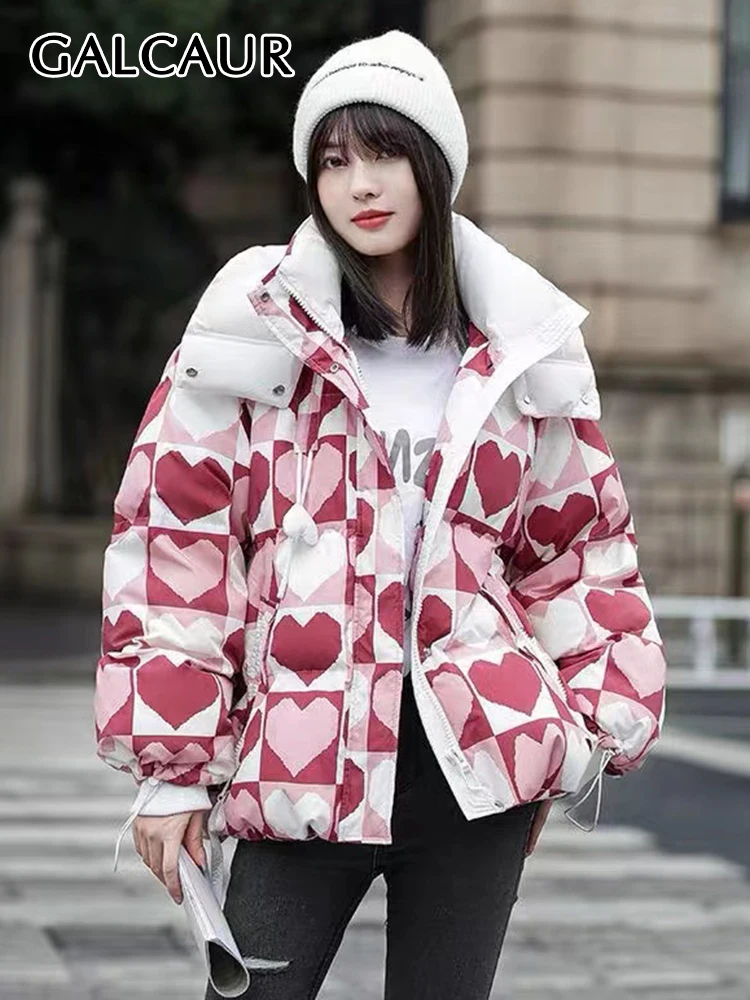 GALCAUR Hit Color Parkas For Women Hooded Long Sleeve Print Ombre Patchwork Zipper Korean Casual Loose Winter Parka Female 2022
GALCAUR Hit Color Parkas For Women Hooded Long Sleeve Print Ombre Patchwork Zipper Korean Casual Loose Winter Parka Female 2022