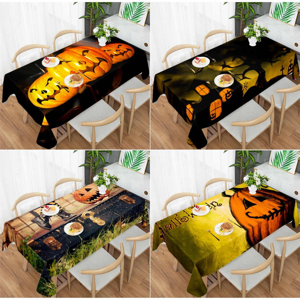 2022 Scary and Spooky Halloween Themed Tablecloths Pumpkin Lantern Spooky Wedding Decoration Home Decoration Tablecloths Nappe
2022 Scary and Spooky Halloween Themed Tablecloths Pumpkin Lantern Spooky Wedding Decoration Home Decoration Tablecloths Nappe