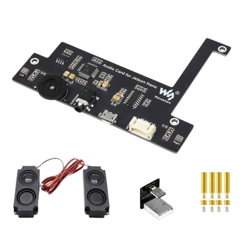 Waveshare For Jetson Nano USB Audio Codec Module Driver Free Sound Card Built-In Microphone For Jetsonnano 2GB B01 Plug And Play
Waveshare For Jetson Nano USB Audio Codec Module Driver Free Sound Card Built-In Microphone For Jetsonnano 2GB B01 Plug And Play