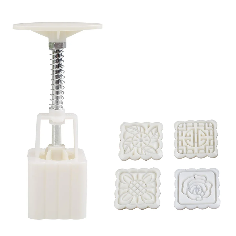 Square Homemade Moon Cake Sugarcraft Decoration with 4 Stamps Perfect Home Kitchen Cooking Tools
Square Homemade Moon Cake Sugarcraft Decoration with 4 Stamps Perfect Home Kitchen Cooking Tools