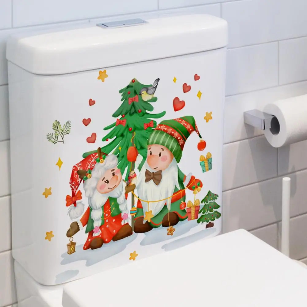 Adhesive Gnome Sticker Festive Santa Gnome Toilet Sticker Waterproof Pvc Wall Art for Room Bedroom Bathroom Decoration Vibrant
Adhesive Gnome Sticker Festive Santa Gnome Toilet Sticker Waterproof Pvc Wall Art for Room Bedroom Bathroom Decoration Vibrant