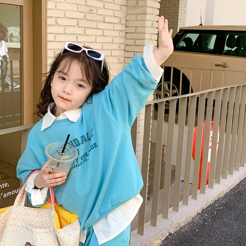 Girls Suit Sweatshirts +Pants 2Pcs/Sets 2022 Casual Spring Autumn Toddler Kids Teenagers Cotton Home Wear Sport Suits Children C
Girls Suit Sweatshirts +Pants 2Pcs/Sets 2022 Casual Spring Autumn Toddler Kids Teenagers Cotton Home Wear Sport Suits Children C