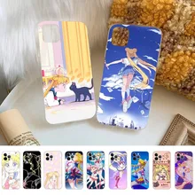 Cute Sailor Moon Phone Case For IPhone 14 11 12 13 Mini Pro XS Max Cover 6 7 8 Plus X XR SE 2020 Funda Shell