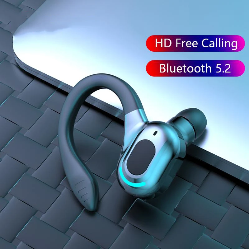 Bluetooth 5.2 Wireless Earphone Ear Hook Single Mini Business Headphone HIFI Bass Noise Cancelling Sports Gaming Earbuds
Bluetooth 5.2 Wireless Earphone Ear Hook Single Mini Business Headphone HIFI Bass Noise Cancelling Sports Gaming Earbuds
