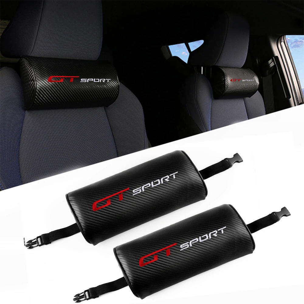 Carbon Fiber Car Seat Cushion Head Neck Rest Support Protector GT SPORT Emblem For Dodge BMW Honda Nissan Skoda Chevrolet Toyota
Carbon Fiber Car Seat Cushion Head Neck Rest Support Protector GT SPORT Emblem For Dodge BMW Honda Nissan Skoda Chevrolet Toyota