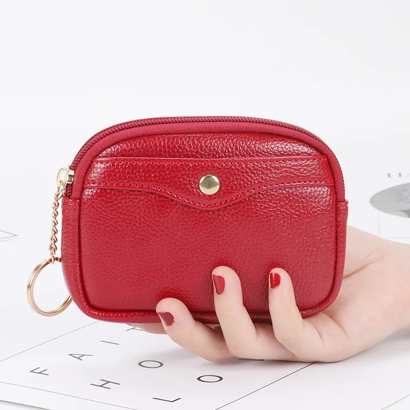 New Women Wallets Zipper PU Leather Coin Purse Mini Key Chain Small Wallet Multi-card Bit Card Holder Card Holder Mini Pouch
New Women Wallets Zipper PU Leather Coin Purse Mini Key Chain Small Wallet Multi-card Bit Card Holder Card Holder Mini Pouch
