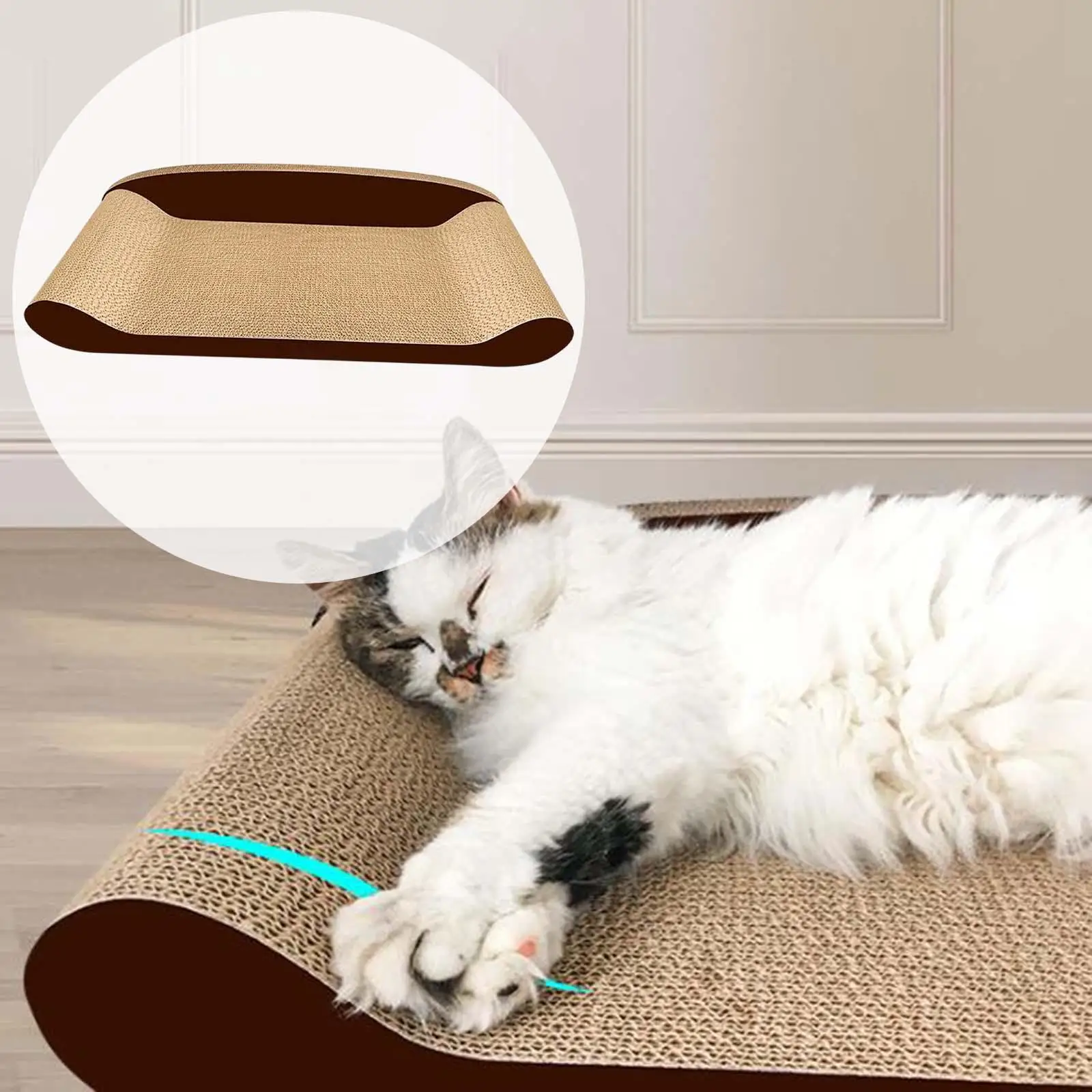 Durable Cat Scratcher Cardboard Scratch Pad Corrugated Scratching Bed Scratching Toy Scratching Post for Small Medium Large Cats
Durable Cat Scratcher Cardboard Scratch Pad Corrugated Scratching Bed Scratching Toy Scratching Post for Small Medium Large Cats