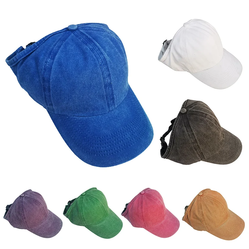 

Quick Dry Ponytail Baseball Caps Women Criss Cross Messy Bun Snapback Hat Ponycap Trucker Hats Adjustable Outdoor Sports 8