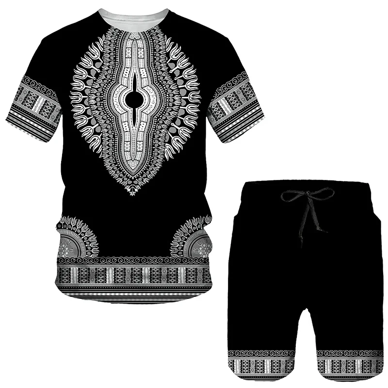 New 3D Print African Tees Summer 2-Piece Set Tshirt+Shorts Outfits Vintage Clothes Men Oversized Tracksuit Conjunto Masculino
New 3D Print African Tees Summer 2-Piece Set Tshirt+Shorts Outfits Vintage Clothes Men Oversized Tracksuit Conjunto Masculino