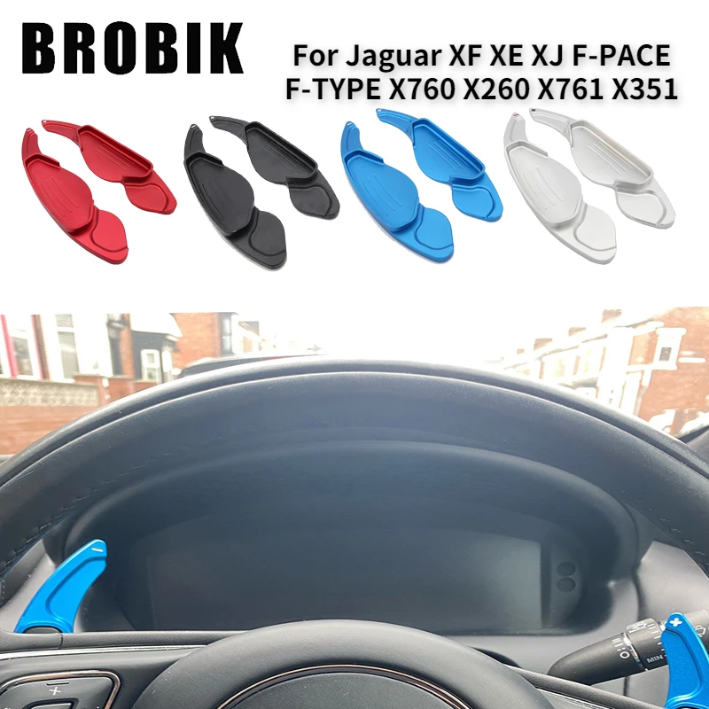 Car Shift Paddles Steering Wheel Shifter Extension Sticker Accessories For Jaguar XF XE XJ F-PACE F-TYPE X760 X260 X761 X351
Car Shift Paddles Steering Wheel Shifter Extension Sticker Accessories For Jaguar XF XE XJ F-PACE F-TYPE X760 X260 X761 X351
