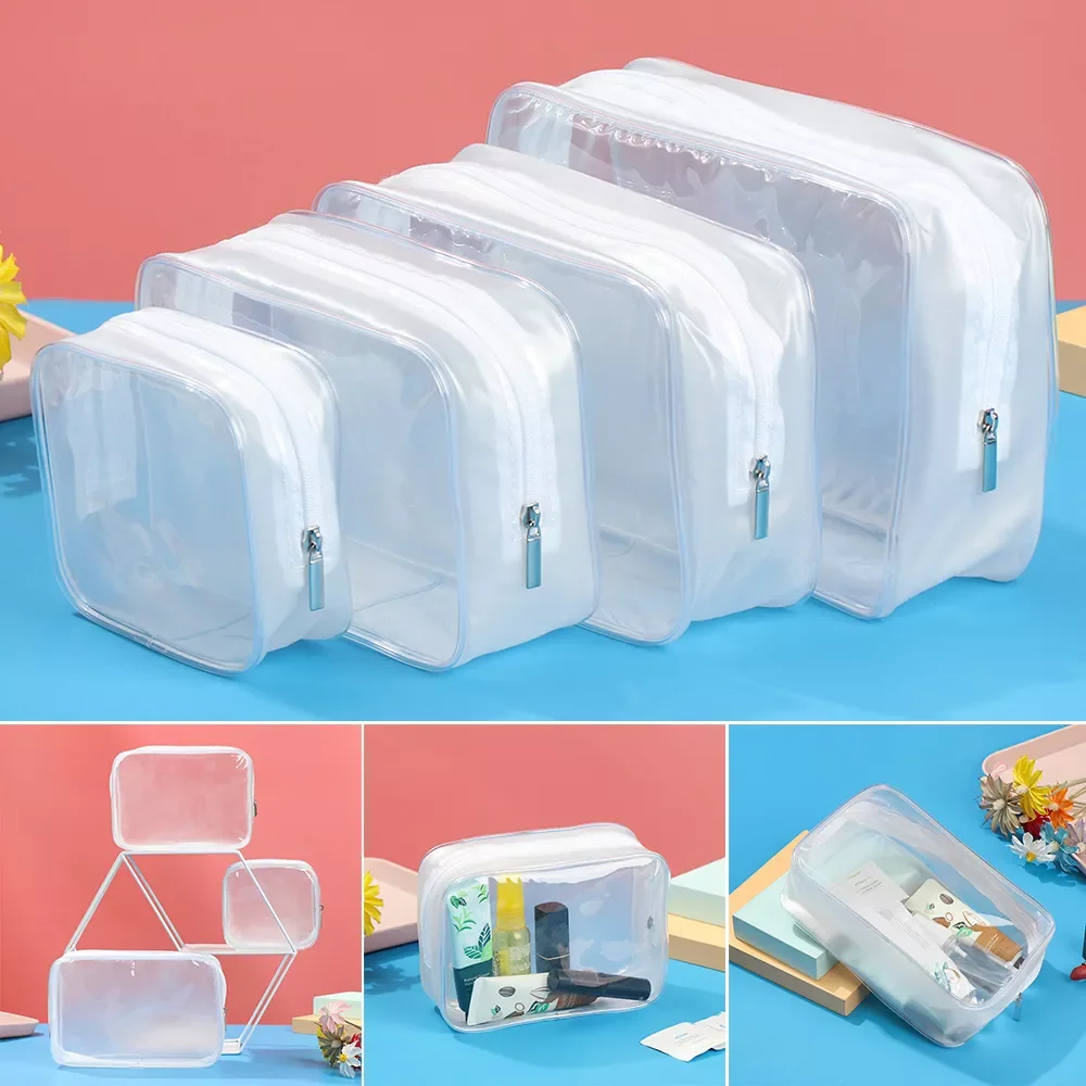Transparent PVC Bags Travel Organizer Clear Makeup Bag Cosmetic Case Toiletry Make Up Wash Storage Bags
Transparent PVC Bags Travel Organizer Clear Makeup Bag Cosmetic Case Toiletry Make Up Wash Storage Bags