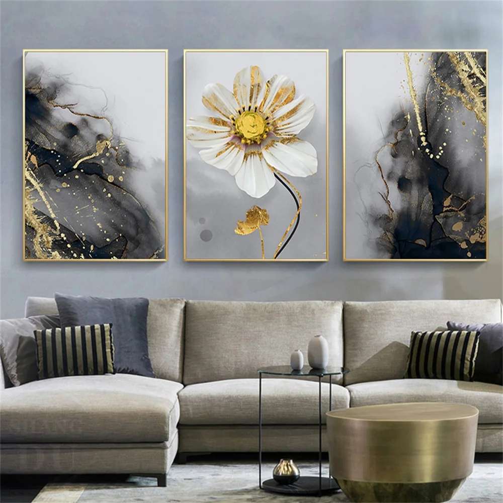 Abstract Gold Foil Flower Canvas Painting Black Golden Luxury Poster Ink Nordic Wall Art Prints Picture Living Room Home Decor
Abstract Gold Foil Flower Canvas Painting Black Golden Luxury Poster Ink Nordic Wall Art Prints Picture Living Room Home Decor