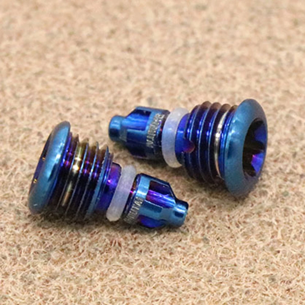 2pcs Bike Bleed Screws With O-Ring Hot Sale Brake Lever Replacement Titanium Alloy For Magura MT2 MT4 Multi-color Cycling Access
2pcs Bike Bleed Screws With O-Ring Hot Sale Brake Lever Replacement Titanium Alloy For Magura MT2 MT4 Multi-color Cycling Access
