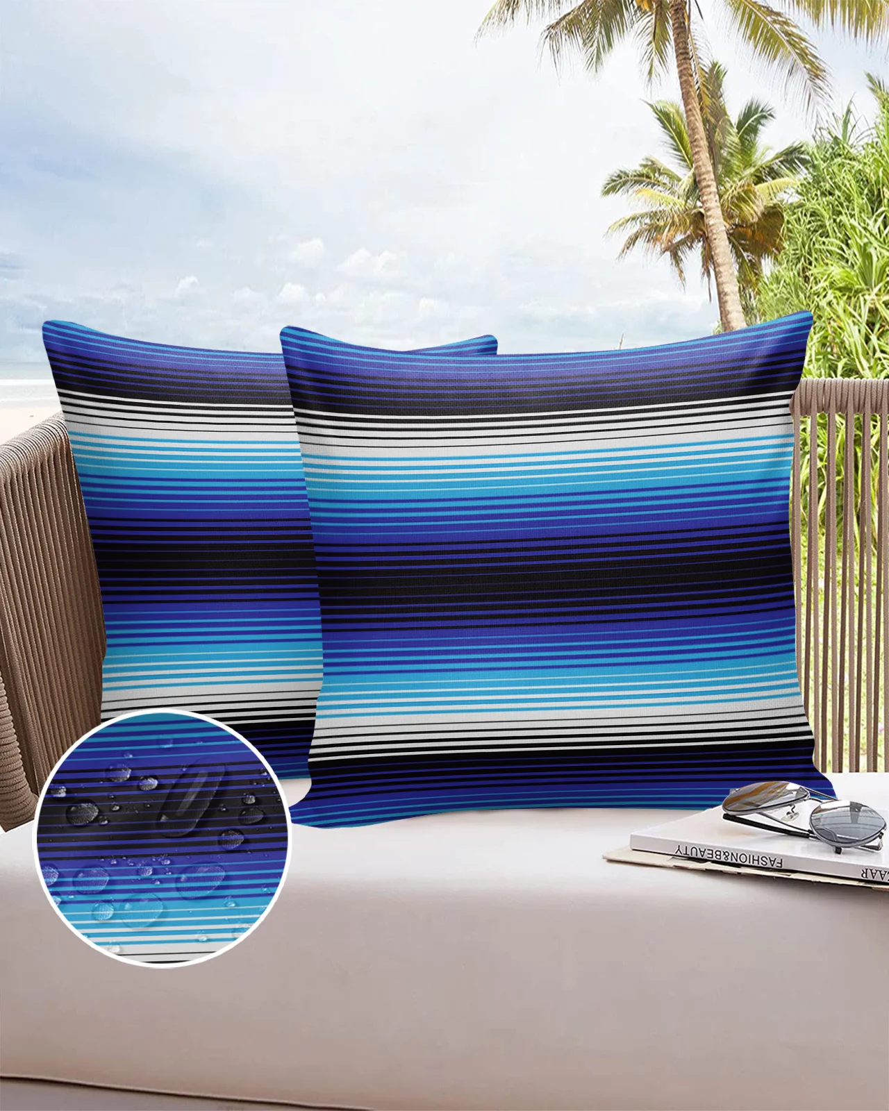 2/4PCS Colorful Mexican Stripes Waterproof Decorative Sofa Pillowcase Case Garden Yard Cushion Cover
2/4PCS Colorful Mexican Stripes Waterproof Decorative Sofa Pillowcase Case Garden Yard Cushion Cover