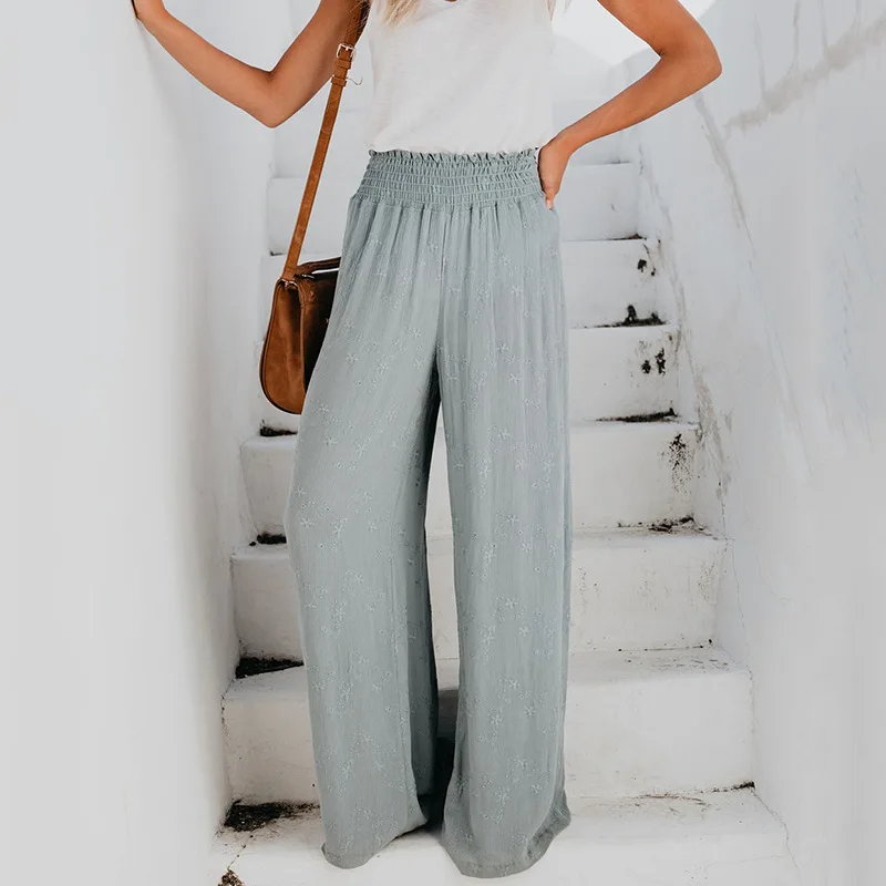 Wide Leg Pants for Summer Women 2022 High Waist Long Trouser Pantalones De Mujer Womens Fashion Casual Full Length Pants
Wide Leg Pants for Summer Women 2022 High Waist Long Trouser Pantalones De Mujer Womens Fashion Casual Full Length Pants