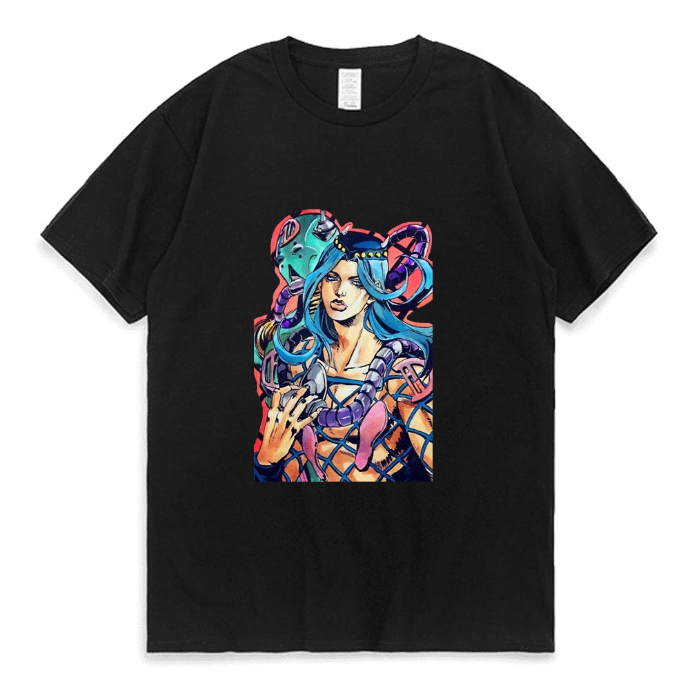 Jojo Bizarre Adventure T Shirt for Men's Women's Japan Anime T-shirt Kawaii Jojo Graphic Tshirts Cartoon Manga Tees Streetwear
Jojo Bizarre Adventure T Shirt for Men's Women's Japan Anime T-shirt Kawaii Jojo Graphic Tshirts Cartoon Manga Tees Streetwear