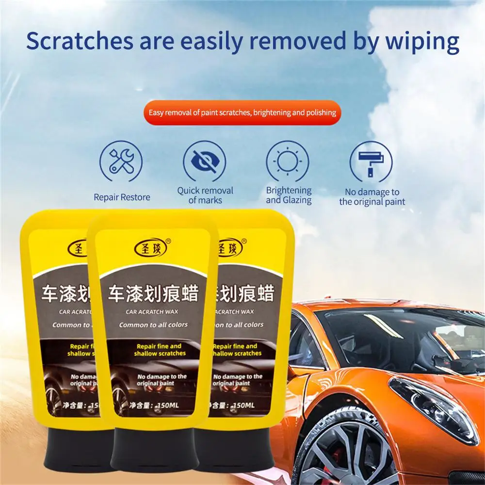 150ml Car Paint Scratch Wax Paint Care Tool Auto Swirl Scratches Remover Repair Polishing Wax Car Maintenance Wash Products
150ml Car Paint Scratch Wax Paint Care Tool Auto Swirl Scratches Remover Repair Polishing Wax Car Maintenance Wash Products